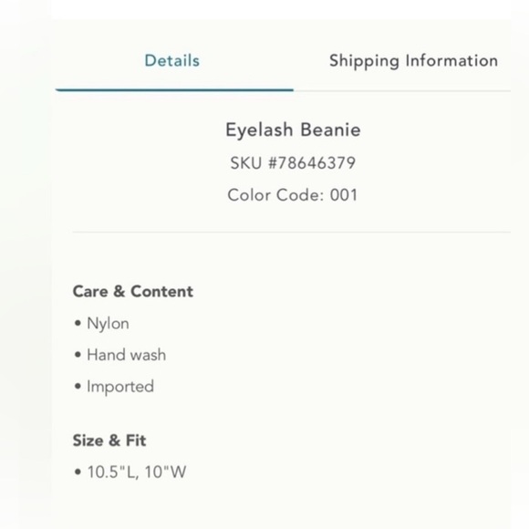 NWT Anthropologie Black Faux Fur Hat - One Size - Picture 7 of 8